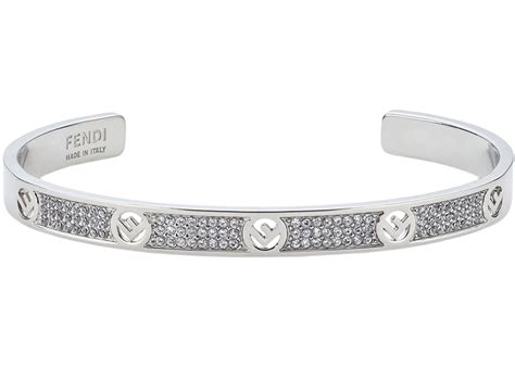 fendi bracelet silver|More.